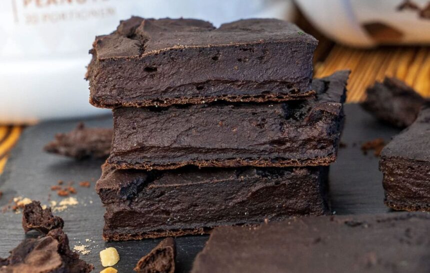Vegane SchokoFudge Brownies IQs Kitchen IQs Kitchen Gesunde